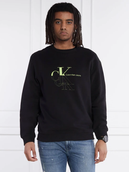 Zdjęcie produktu Calvin Klein Jeans Bluza MONOGRAM ECHO | Regular Fit czarny