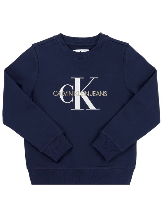 Zdjęcie produktu Calvin Klein Jeans Bluza Monogram Logo IU0IU00069 Granatowy Regular Fit
