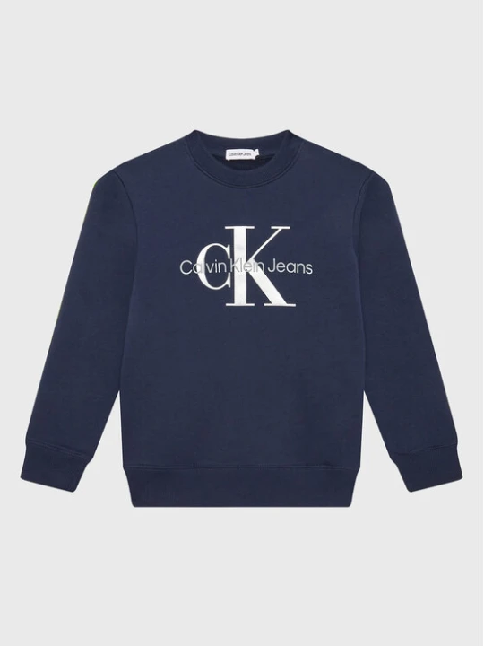 Zdjęcie produktu Calvin Klein Jeans Bluza Monogram Logo IU0IU00265 Granatowy Regular Fit