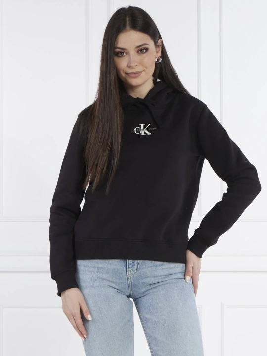 Zdjęcie produktu Calvin Klein Jeans Bluza monologo | Regular Fit czarny