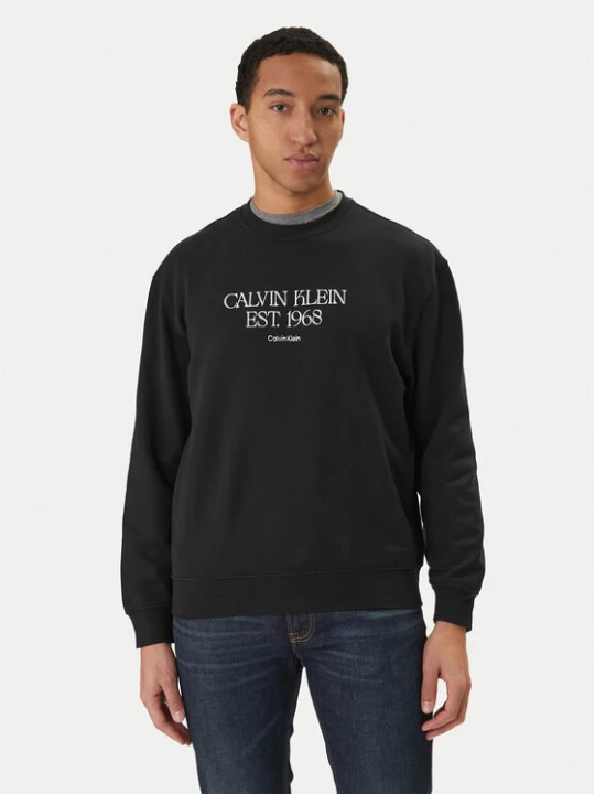 Zdjęcie produktu Calvin Klein Jeans Bluza Nyc Graphic LV04RF233G Czarny Regular Fit