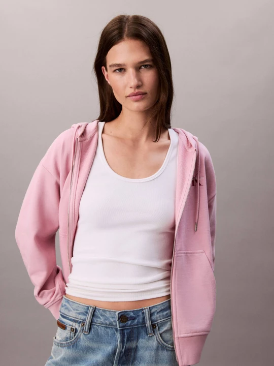 Zdjęcie produktu Calvin Klein Jeans Bluza | Regular Fit pudrowy róż