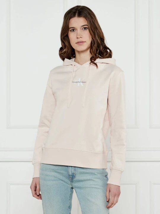 Zdjęcie produktu Calvin Klein Jeans Bluza | Regular Fit pudrowy róż
