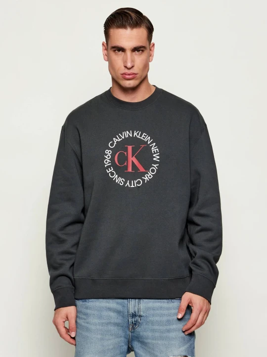 Zdjęcie produktu Calvin Klein Jeans Bluza | Relaxed fit grafitowy