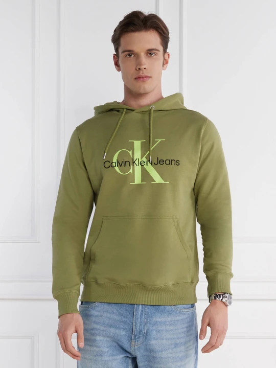 Zdjęcie produktu Calvin Klein Jeans Bluza seasonal monologo | Regular Fit zielony