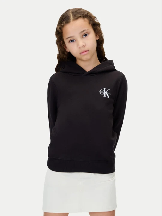 Zdjęcie produktu Calvin Klein Jeans Bluza Small Monogram IU0IU00712 Czarny Regular Fit