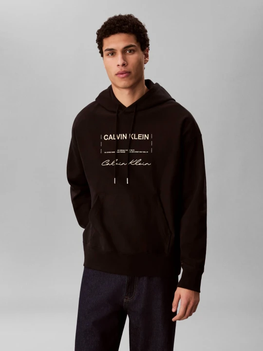Zdjęcie produktu Calvin Klein Jeans Bluza TERRY | Loose fit czarny