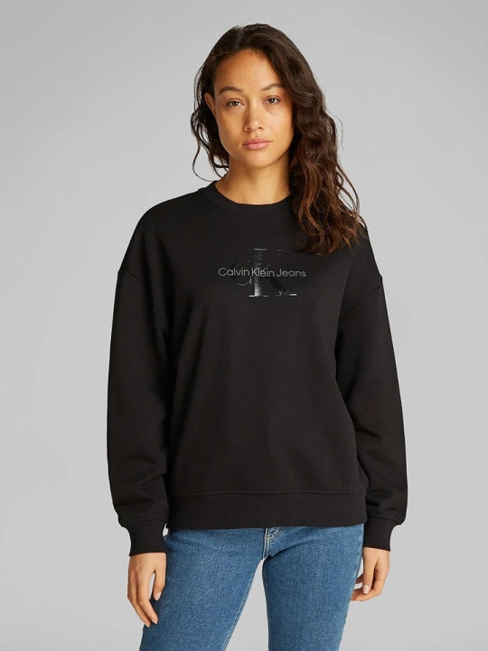 Zdjęcie produktu CALVIN KLEIN JEANS Bluza w kolorze czarnym rozmiar: M