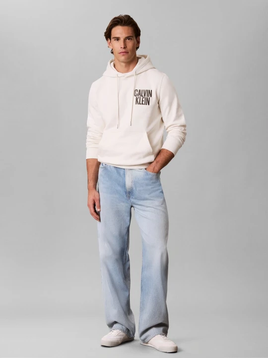 Zdjęcie produktu Calvin Klein Jeans bluza z kapturem Mężczyźni Bawełna biały