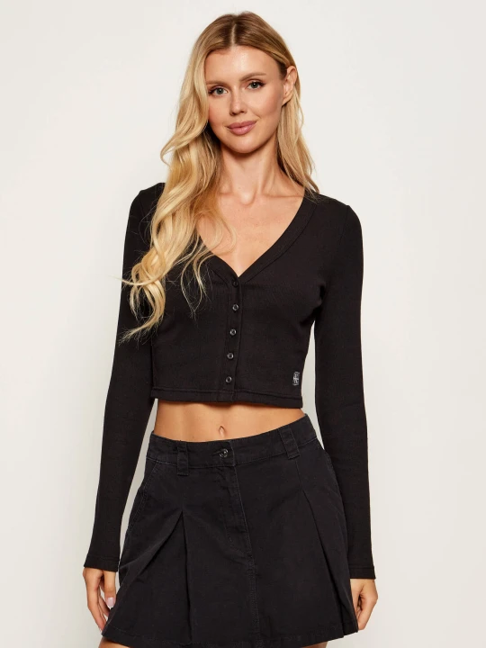 Zdjęcie produktu Calvin Klein Jeans Bluzka | Cropped Fit czarny
