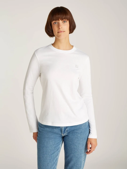 Zdjęcie produktu Calvin Klein Jeans Bluzka EMBRO | Regular Fit biały