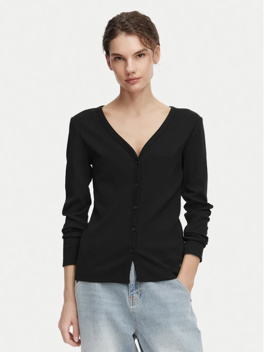 Zdjęcie produktu Calvin Klein Jeans Bluzka LV047G207G Czarny Regular Fit