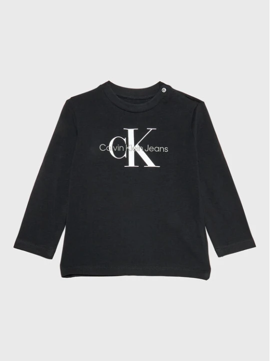 Zdjęcie produktu Calvin Klein Jeans Bluzka Monogram IN0IN00005 Czarny Regular Fit