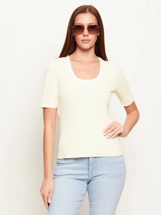 Zdjęcie produktu Calvin Klein Jeans Bluzka | Slim Fit żółty
