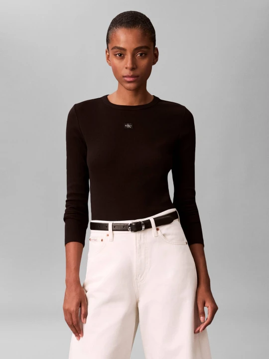 Zdjęcie produktu Calvin Klein Jeans Bluzka | Slim Fit czarny