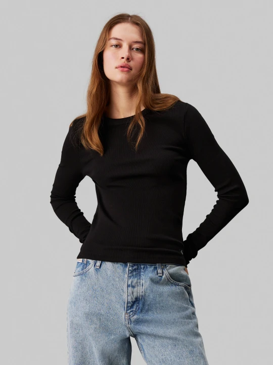 Zdjęcie produktu Calvin Klein Jeans Bluzka | Slim Fit czarny