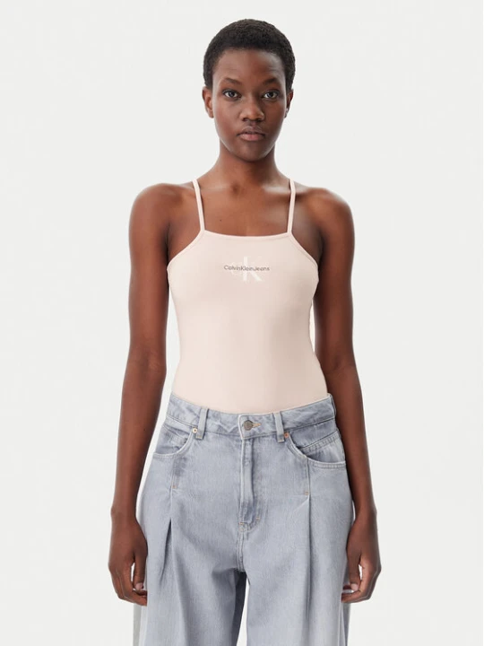 Zdjęcie produktu Calvin Klein Jeans Body Monologo J20J223421 Różowy Slim Fit