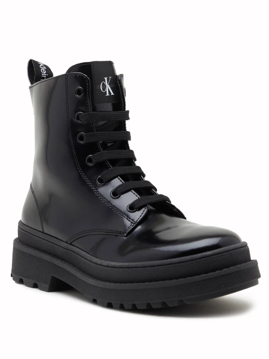 Zdjęcie produktu Calvin Klein Jeans Botki LACE-UP | z dodatkiem skóry