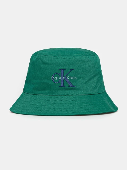 Zdjęcie produktu Calvin Klein Jeans bucket hat męski bawełniany zielony