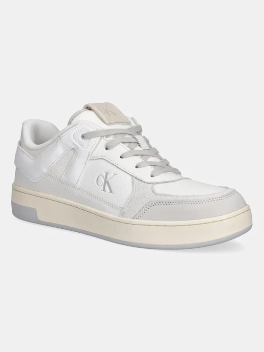Zdjęcie produktu Calvin Klein Jeans buty BASKET CUP LOW LACEUP LTH MIX biały