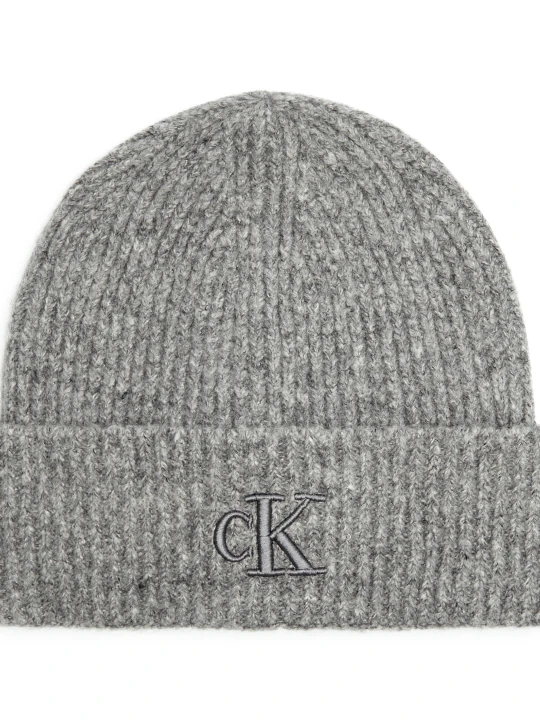 Zdjęcie produktu Calvin Klein Jeans Czapka | z dodatkiem wełny szary