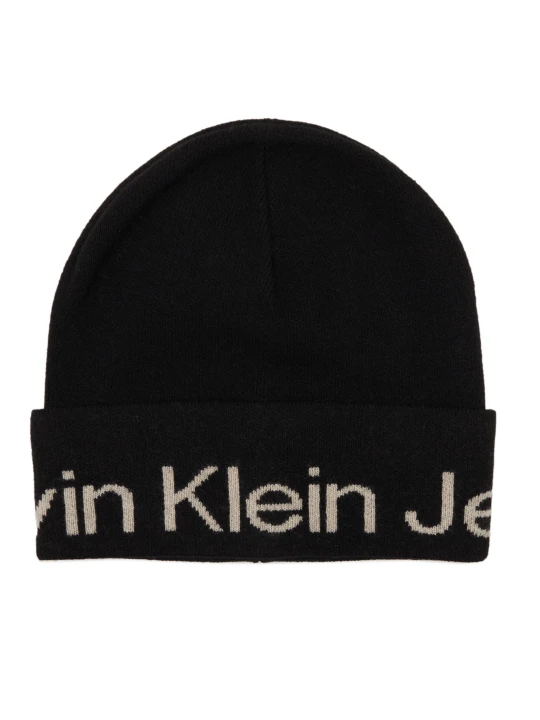 Zdjęcie produktu Calvin Klein Jeans Czapka | z dodatkiem wełny i kaszmiru czarny