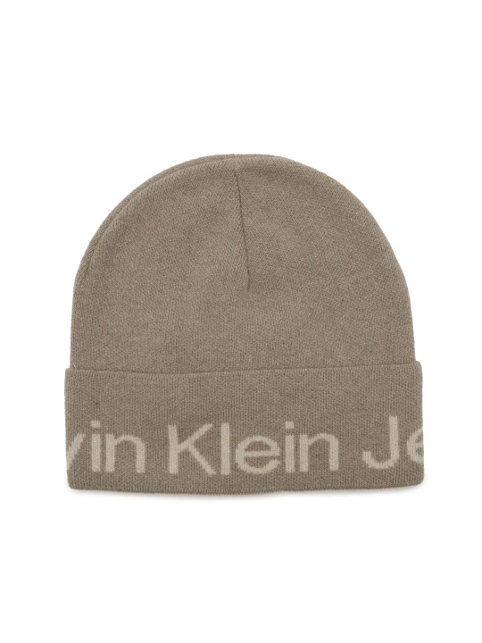 Zdjęcie produktu Calvin Klein Jeans Czapka | z dodatkiem wełny i kaszmiru brązowy