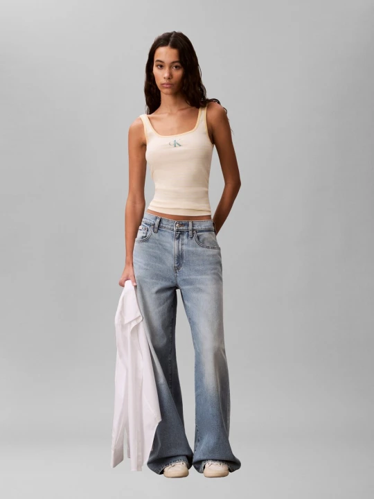 Zdjęcie produktu Calvin Klein Jeans podkoszulek Kobiety Bawełna żółty