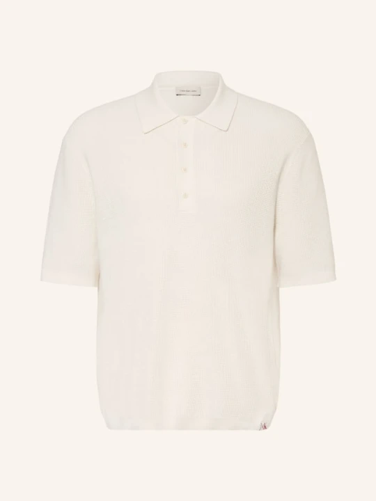 Zdjęcie produktu Calvin Klein Jeans Dzianinowa Koszulka Polo beige