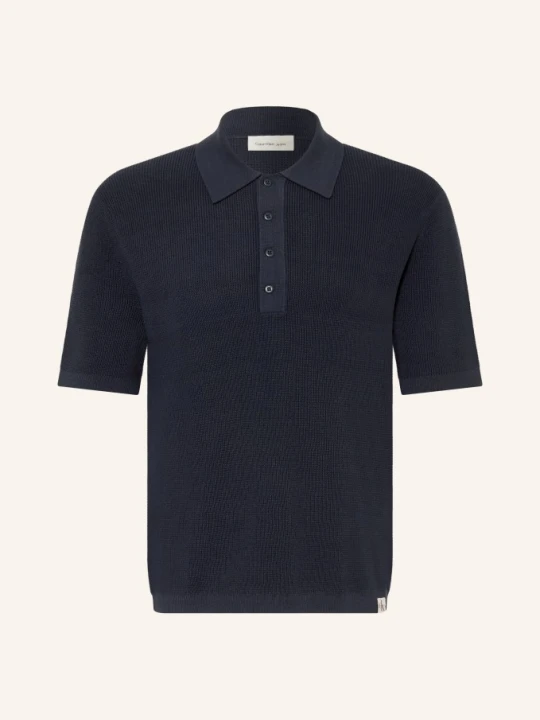 Zdjęcie produktu Calvin Klein Jeans Dzianinowa Koszulka Polo blau GRANATOWY