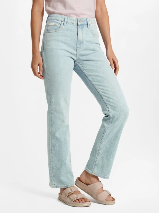 Zdjęcie produktu Calvin Klein Jeans Dżinsy proste Kobiety Bawełna niebieski