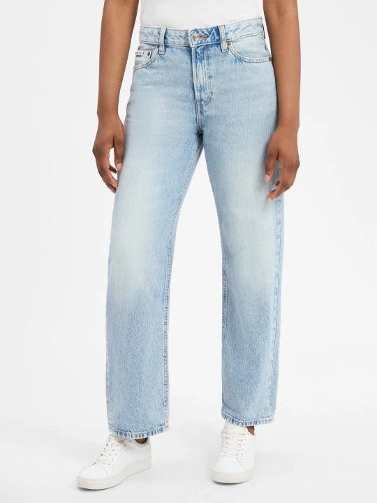 Zdjęcie produktu Calvin Klein Jeans Dżinsy - Signature 90s Straight Kobiety Bawełna niebieski