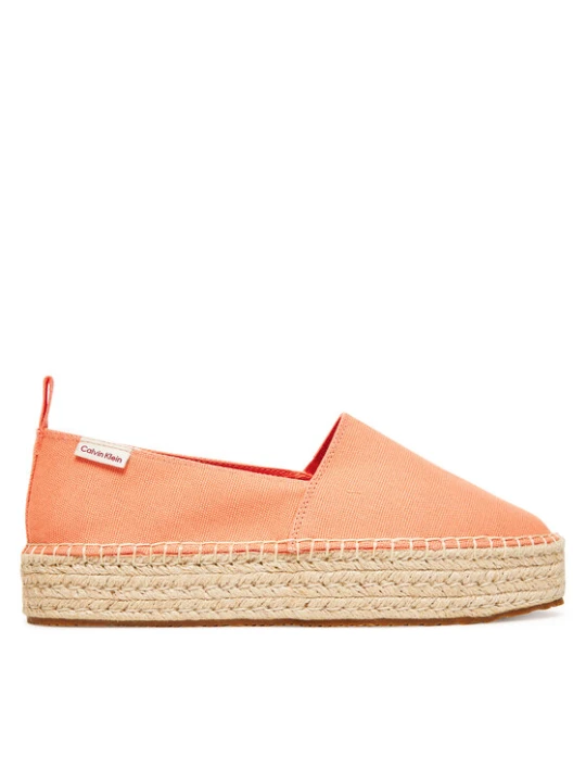 Zdjęcie produktu Calvin Klein Jeans Espadryle Platform Espadrille Ml Cs YW0YW01871 Pomarańczowy