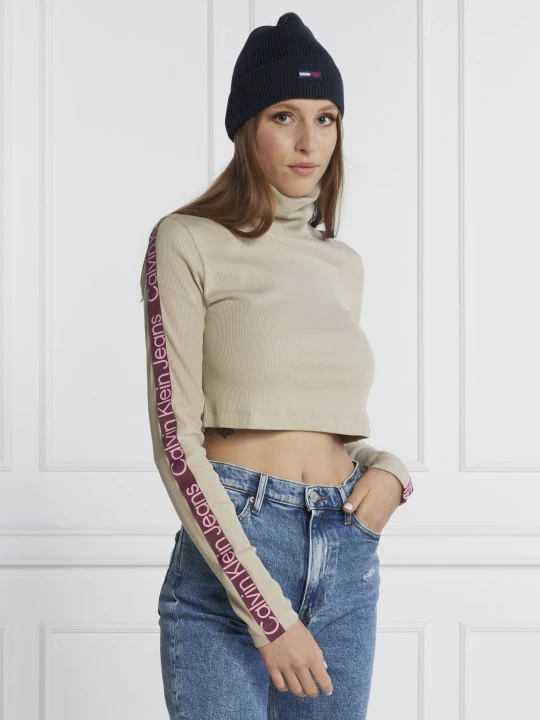 Zdjęcie produktu Calvin Klein Jeans Golf | Cropped Fit beżowy