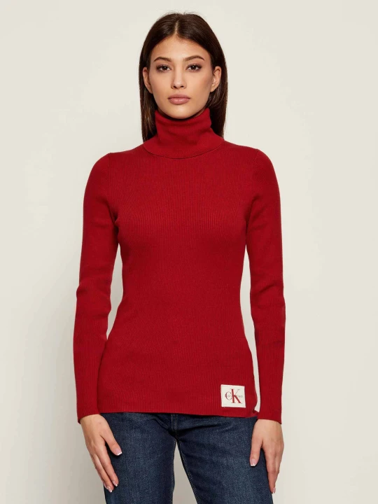 Zdjęcie produktu Calvin Klein Jeans Golf | Slim Fit czerwony