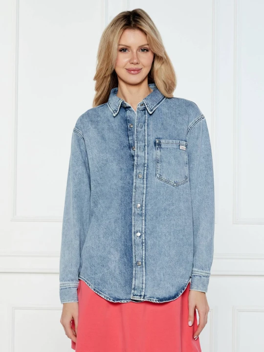 Zdjęcie produktu Calvin Klein Jeans Jeansowa koszula DAD | Relaxed fit niebieski