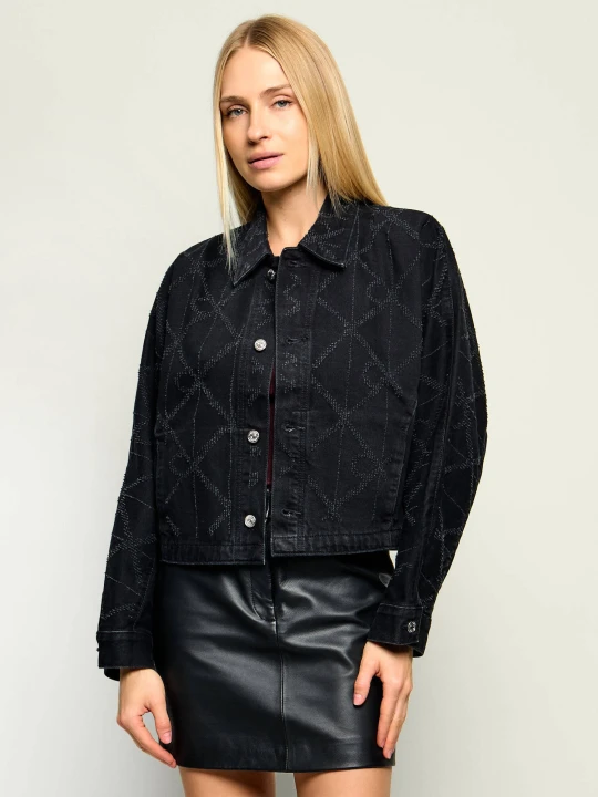 Zdjęcie produktu Calvin Klein Jeans Jeansowa kurtka Doleman | Relaxed fit czarny
