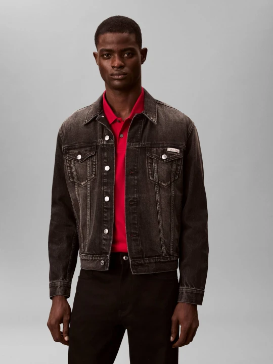 Zdjęcie produktu Calvin Klein Jeans Jeansowa kurtka | Regular Fit czarny