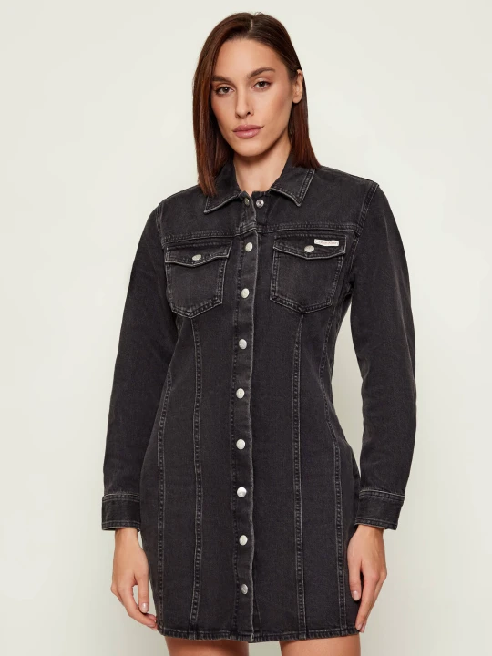 Zdjęcie produktu Calvin Klein Jeans Jeansowa sukienka czarny