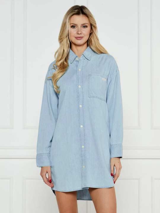 Zdjęcie produktu Calvin Klein Jeans Jeansowa sukienka błękitny