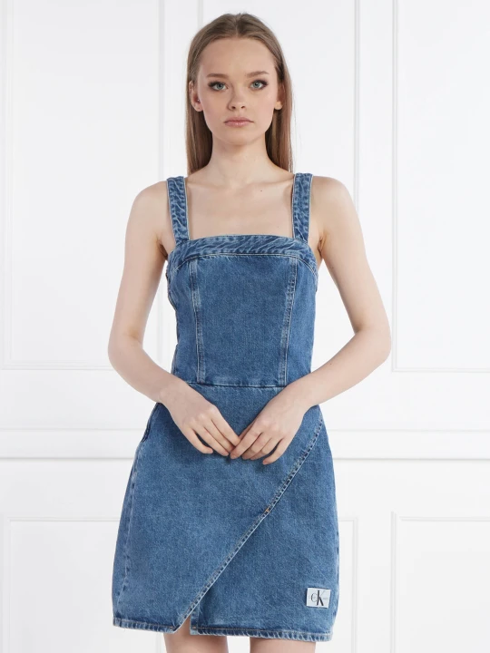 Zdjęcie produktu Calvin Klein Jeans Jeansowa sukienka niebieski