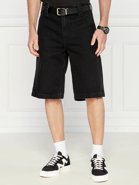 Zdjęcie produktu Calvin Klein Jeans Jeansowe szorty grafitowy