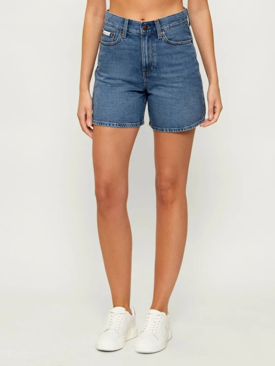Zdjęcie produktu Calvin Klein Jeans Jeansowe szorty A-LINE | Slim Fit | high rise niebieski