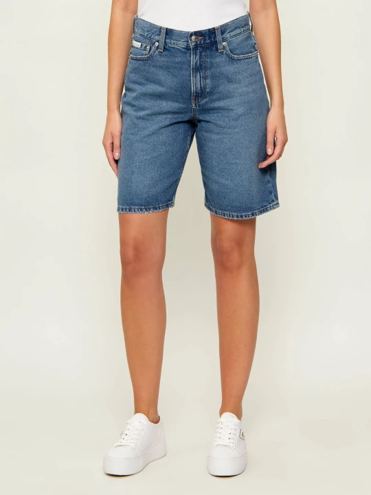 Zdjęcie produktu Calvin Klein Jeans Jeansowe szorty CAROLINE | Relaxed fit | mid rise niebieski