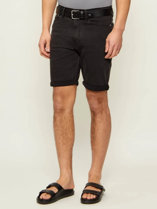 Zdjęcie produktu Calvin Klein Jeans Jeansowe szorty Essential | Slim Fit czarny