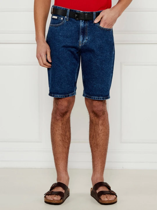 Zdjęcie produktu Calvin Klein Jeans Jeansowe szorty | Regular Fit granatowy