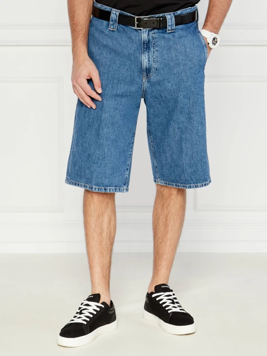 Zdjęcie produktu Calvin Klein Jeans Jeansowe szorty | Relaxed fit niebieski