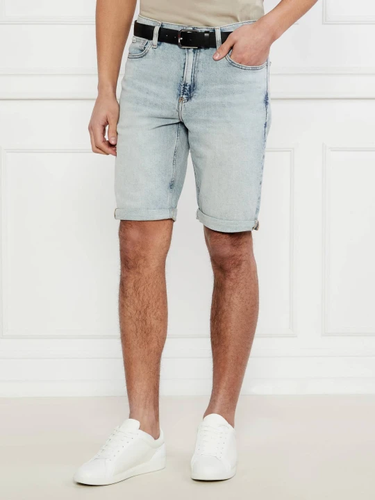 Zdjęcie produktu Calvin Klein Jeans Jeansowe szorty | Slim Fit błękitny