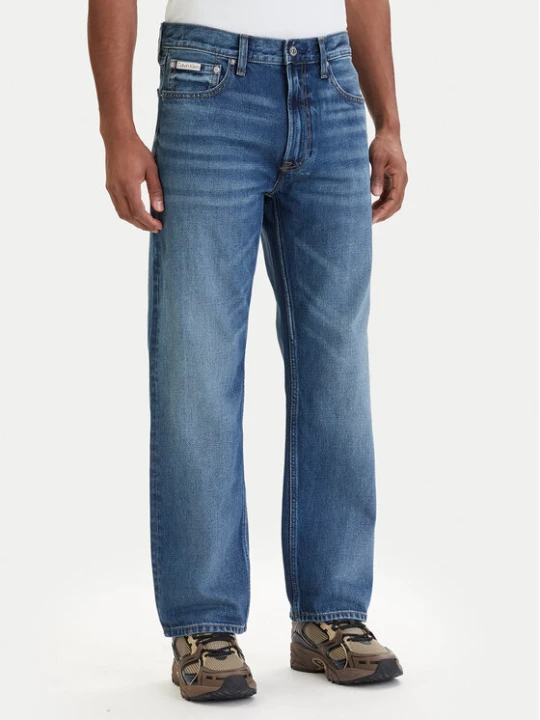 Zdjęcie produktu Calvin Klein Jeans Jeansy 90S LV04RD722G Niebieski Straight Fit