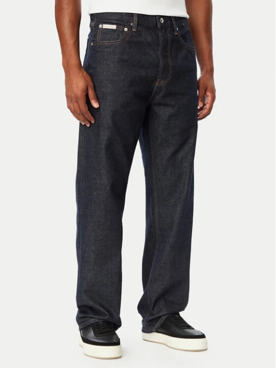 Zdjęcie produktu Calvin Klein Jeans Jeansy 90s LV04RH701G Granatowy Straight Fit